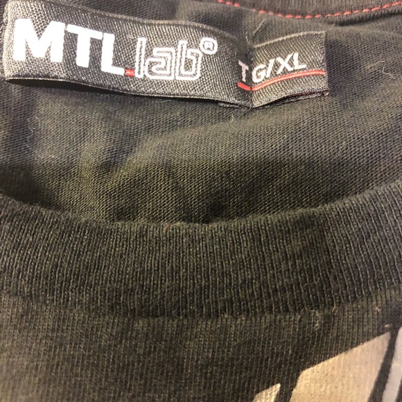 MTL.Lab Ling Sleeve Men’s Tee T-Shirt XL - Picture 4 of 8